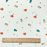 Printed Cotton MINIPOM Off-White / Vintage Multicolored